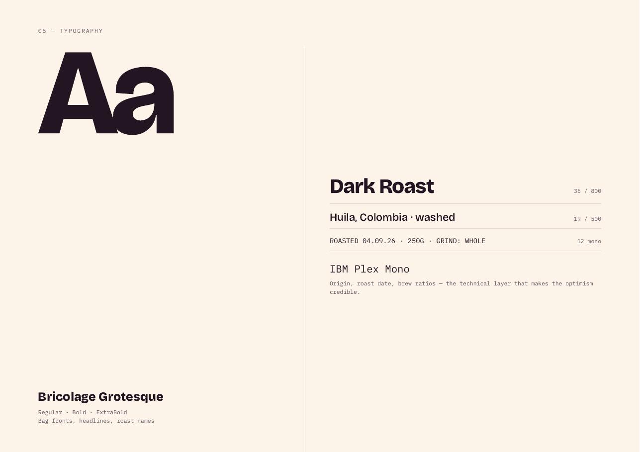 Ferra deck page 7 — 05 — Typography