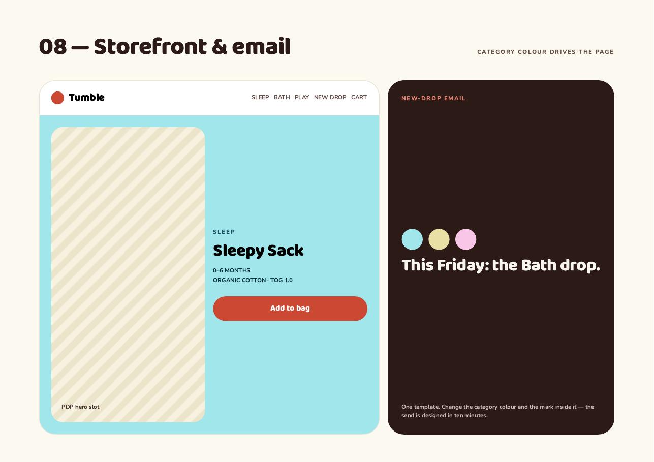 Tumble deck page 10 — 08 — Storefront and email
